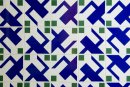 Painel de azulejos, Residência Sérgio Parada, 1999.. <em>Foto: Foto: Edgard César</em>